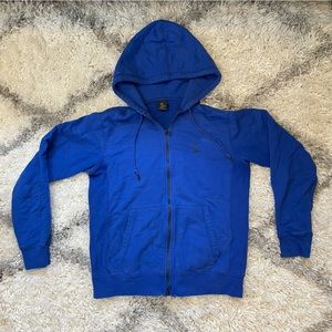 OVO royal blue zip up hoodie